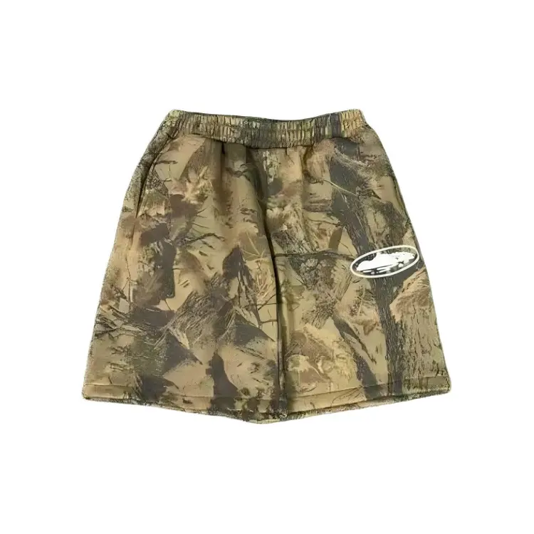 Corteiz Puff Print Camo 5-Inch Shorts