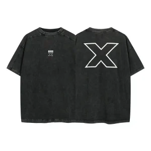 032c “X” Layered T-Shirt Distressed Graphic