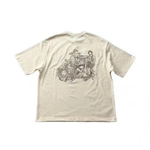 Derschutze Heavyweight Embroidered Print Short Sleeve T-Shirt