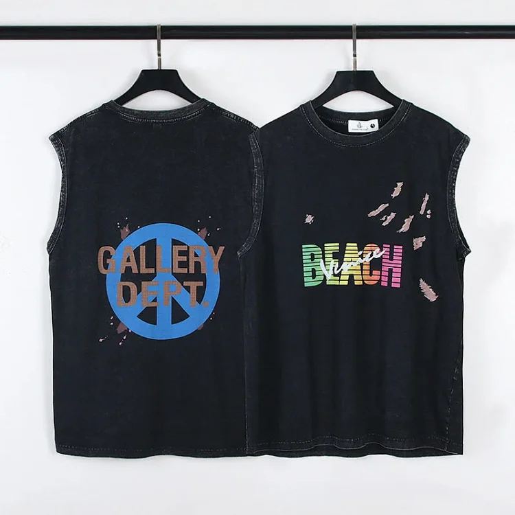 GALLERY DEPT BEACH Anti-War Wasteland Splash T-Shirt