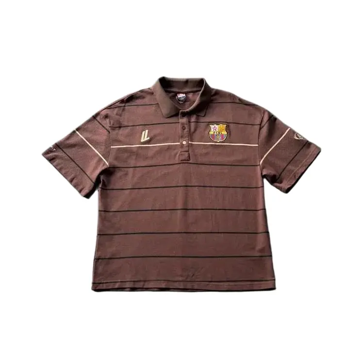 Ultralight London Striped Embroidered Polo T-Shirt