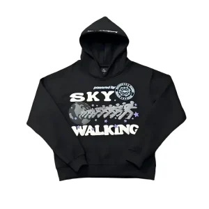 Broken Planet Puff Print Space Walk Hoodie