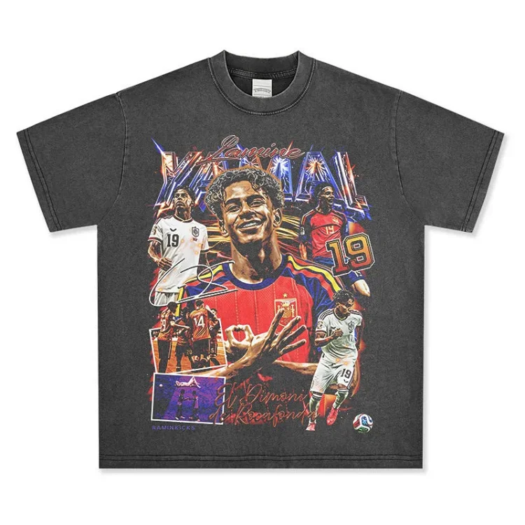 Spain Yamal Champion Print T-Shirt