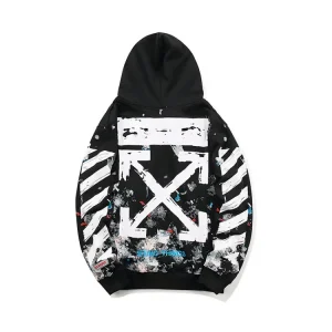 OFF Twill Print Hoodie