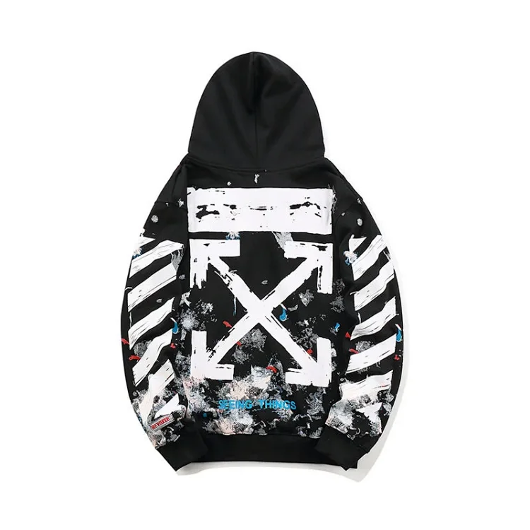 OFF Twill Print Hoodie