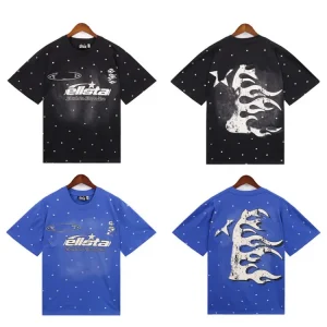 Hell Star Letter Print Short Sleeve T-Shirt