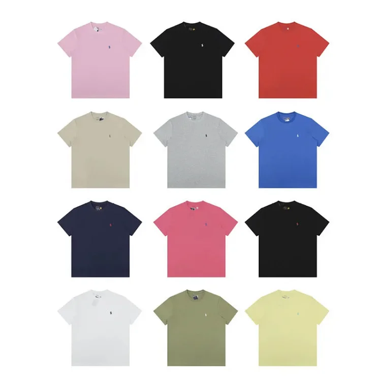 Ralph Lauren Classic Embroidered Crewneck Short Sleeve T-Shirt