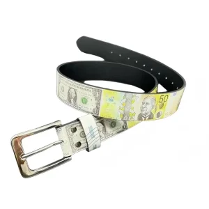 Graffiti Money Dollar Belt