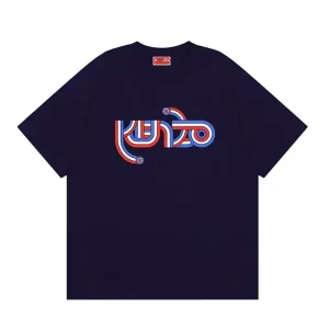 K Brand New Letter Print Loose T-Shirt