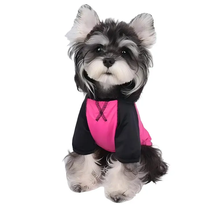 Dog Color-Block Patchwork Lightweight Stretchy T-Shirt