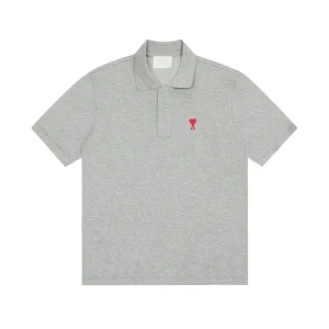 Ami Small Heart Embroidered T-Shirt