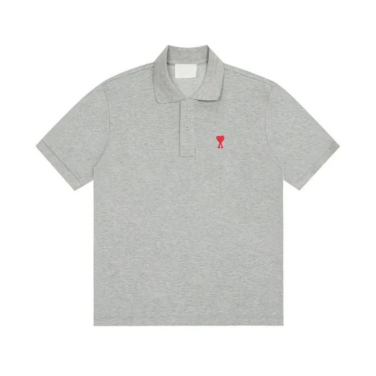 Ami Small Heart Embroidered T-Shirt