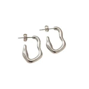 Geometric Irregular Titanium Steel Hypoallergenic Earrings