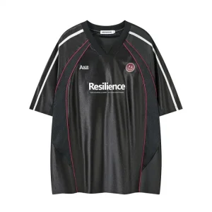 Streetwear Patchwork Mesh Quick-Dry Breathable Jersey