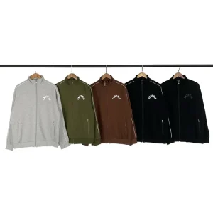 Corteiz Fleece-Lined Zip-Up Hooded Jacket