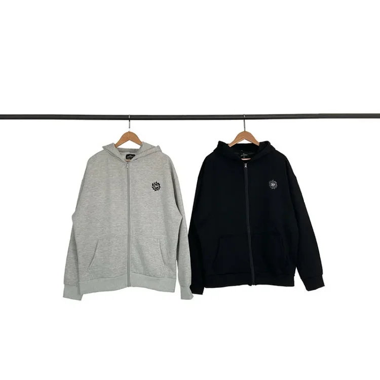 Broken Planet Embroidered Fleece-Lined Jacket