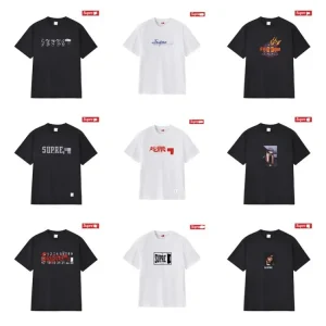 Superme 26SS High Quality Streetwear T-Shirt