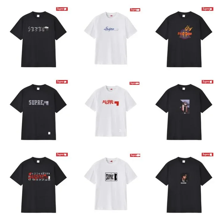 Superme 26SS High Quality Streetwear T-Shirt