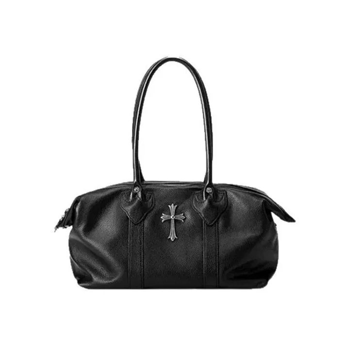 Chrome Hearts New Genuine Leather Large Tote Bag