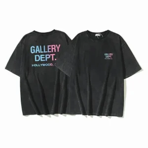 High Street Vintage Rainbow Letter T-Shirt
