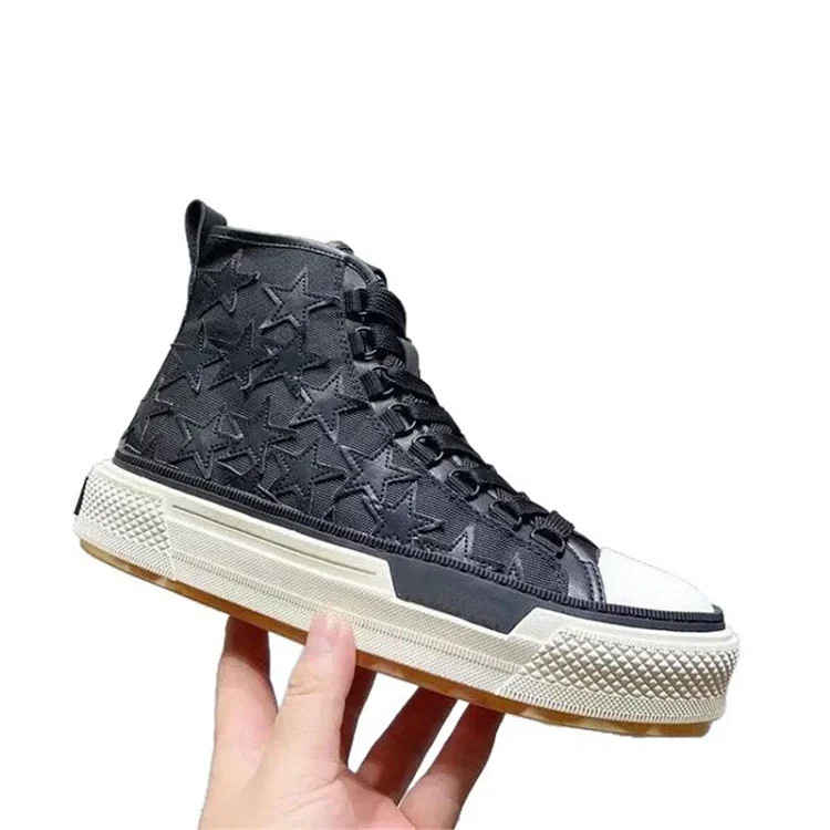AMIRI Star Canvas High-Top Skate Shoes
