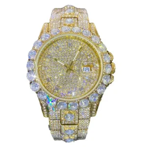 Bestseller Hip-Hop Full Diamond Quartz Watch