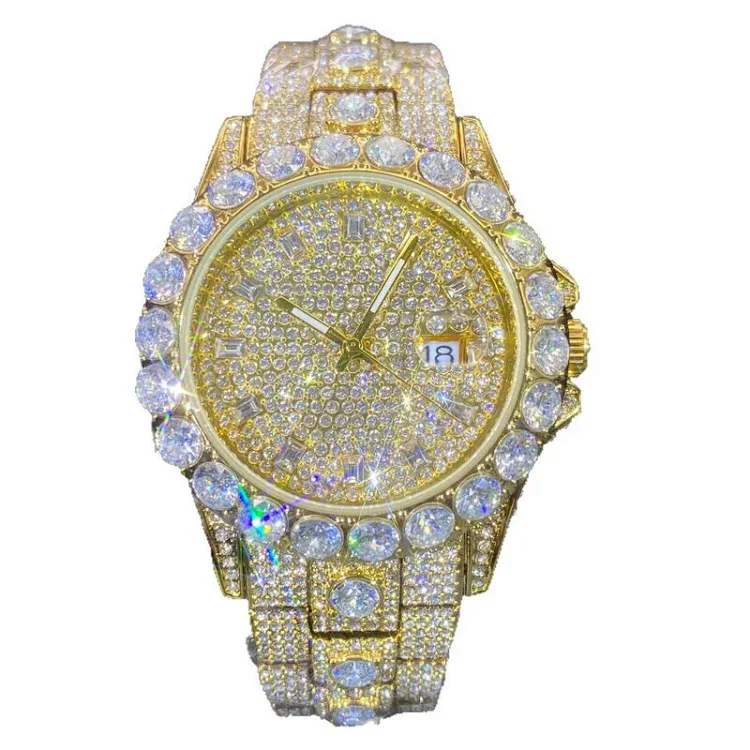 Bestseller Hip-Hop Full Diamond Quartz Watch