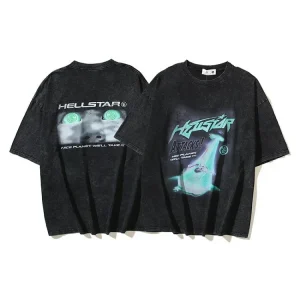 Hell Star Side Goddess Alien T-Shirt