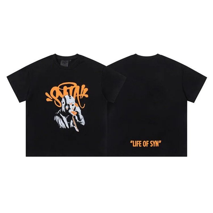 Synaworld Hip-Hop Letter Print T-Shirt