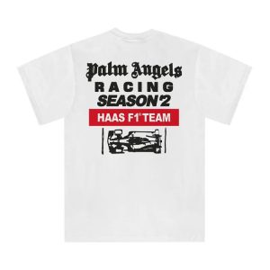 Racing Letter Loose Crewneck T-Shirt