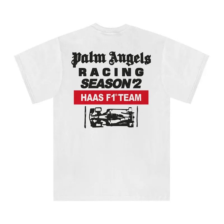 Racing Letter Loose Crewneck T-Shirt