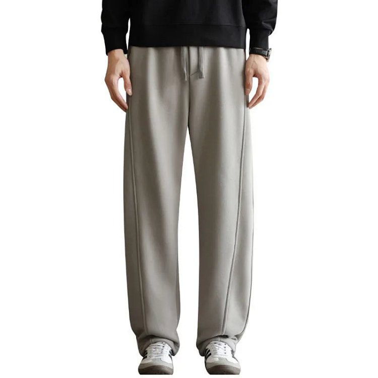 Quality Men's Wear 3D Tailored Straight Fleece Jogger Pants