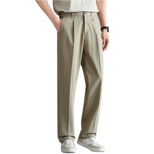 Quality Men’s Wear Lyocell Tencel & Cotton Drape Casual Pants