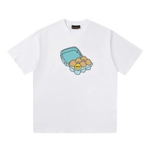 Streetwear Drew Smiley Face Crewneck Cotton T-Shirt