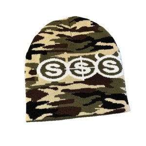 American Fall/Winter Camo Knit Beanie