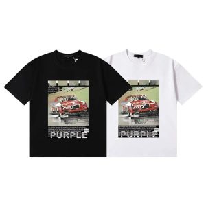 Racing Poster Print High Quality Casual T-Shirt