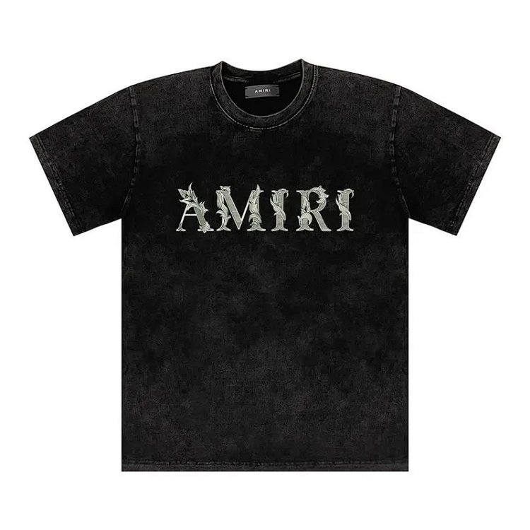 Amiri Angel Print Cotton Short Sleeve T-Shirt