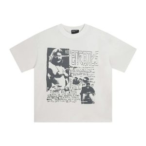 ERD 24SS Snake Mouth Demon Portrait Short Sleeve T-Shirt
