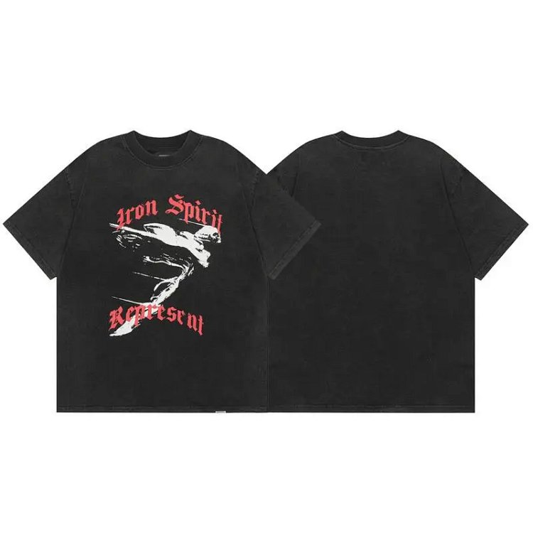 REPRESENT Washed Cotton Loose T-Shirt