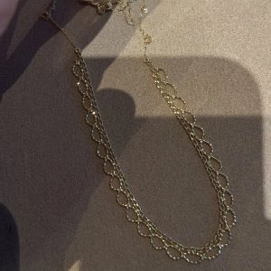 Japanese Jewelry 925 Silver Beaded Hollow Choker Necklace