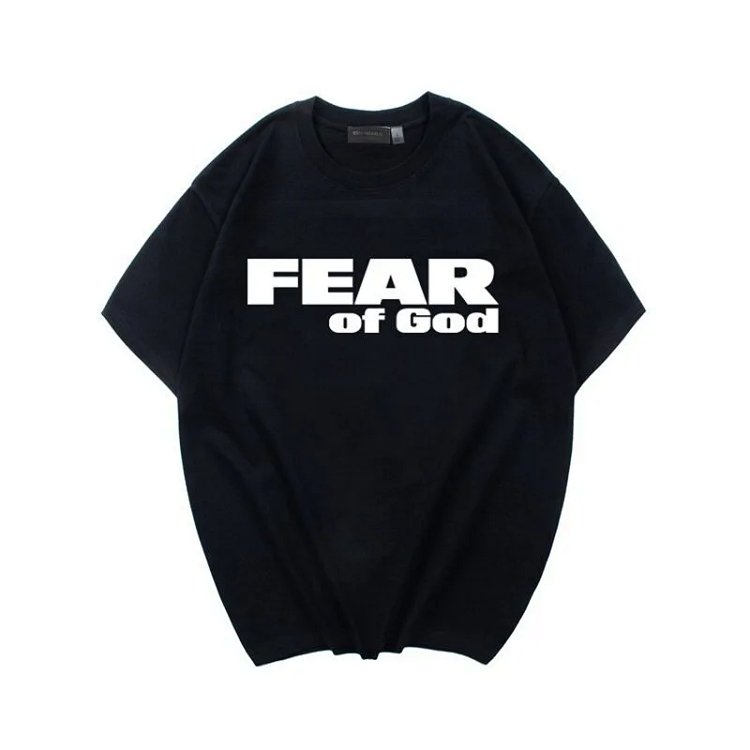 Street Jerry Style FEAR IS GONE Letter T-Shirt