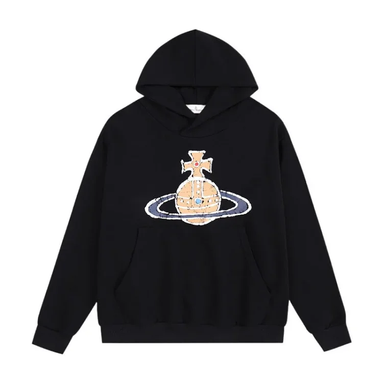 American Vintage Saturn Print Hoodie