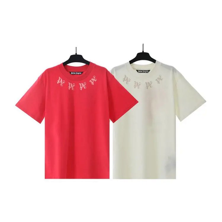 Palm Angels Printed Crewneck T-Shirt