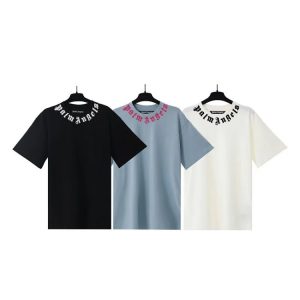 Palm Angels Palm Collar Letter Logo T-Shirt