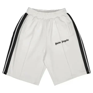 Palm Angels Striped Webbing Color-Block Casual Shorts