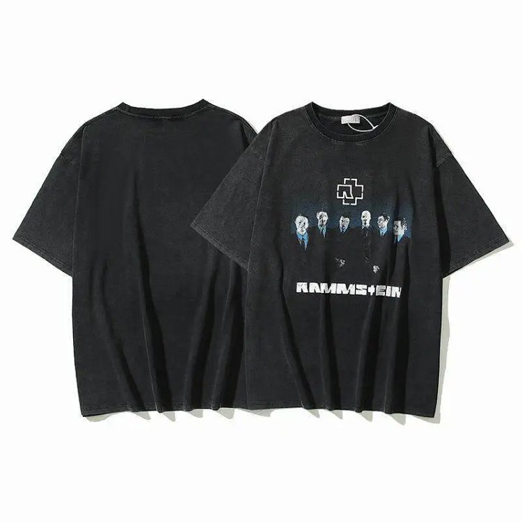 Rammstein Rock Hip-Hop Vintage T-Shirt