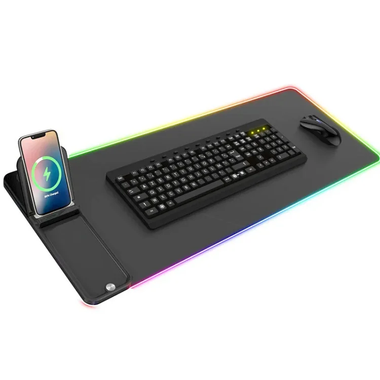 15W Wireless Charging Mouse Pad with Light