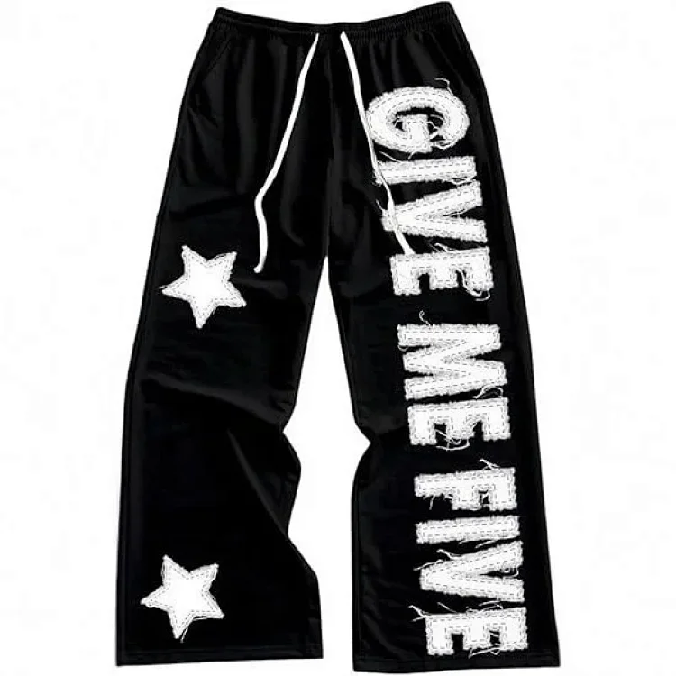 Y2K Drawstring Gothic Casual Pants
