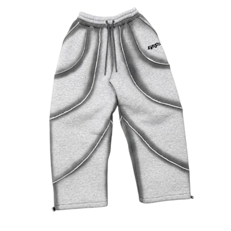 Hoodie with Wide-Leg Sweatpants Set