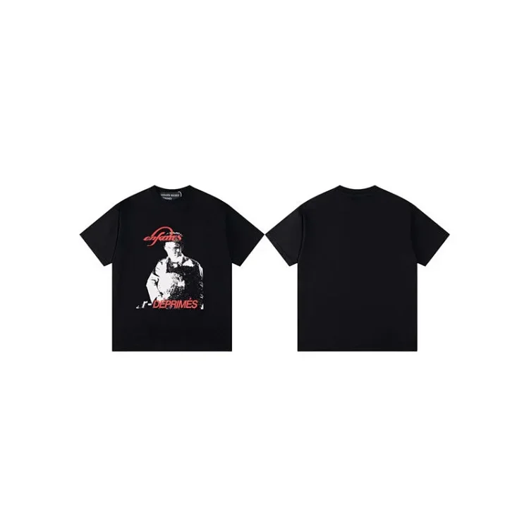 ERD Graffiti Print Casual T-Shirt